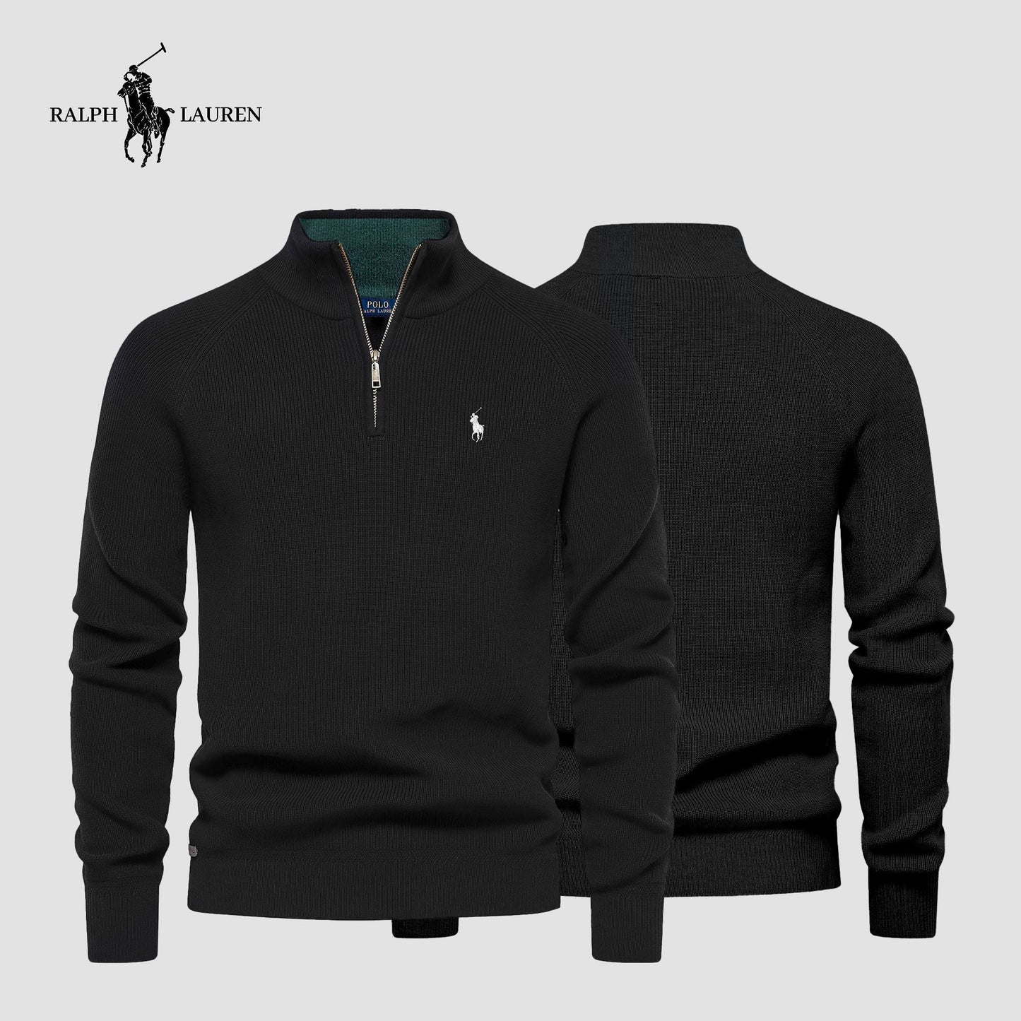 RL Zip Neck Sweater (CLEARANCE)