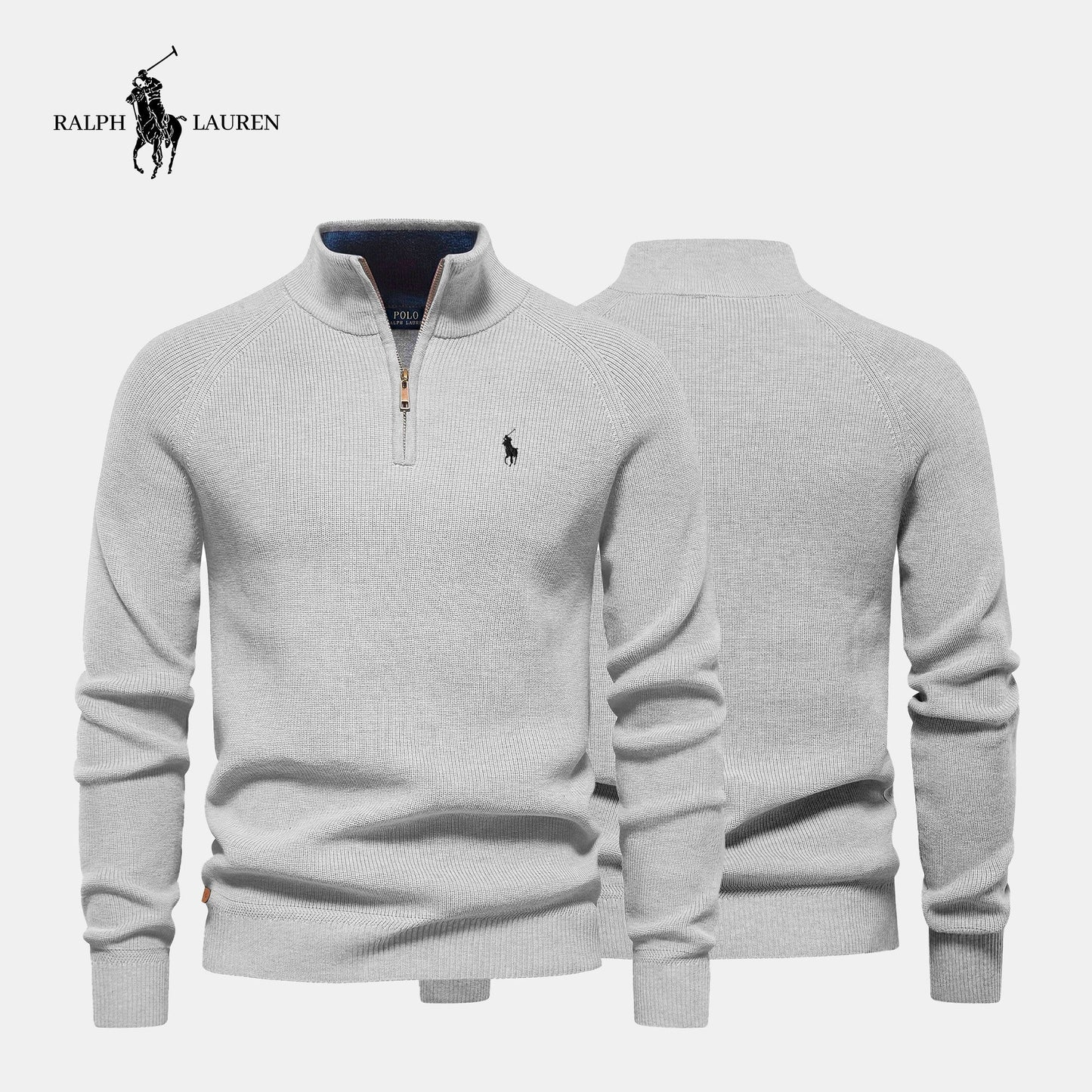RL Zip Neck Sweater (CLEARANCE)